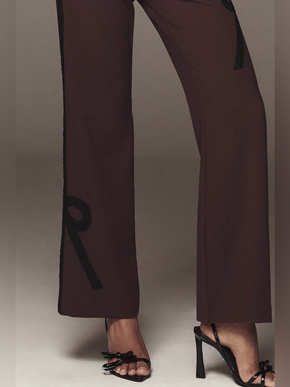 Maeve Ribbon Slim Flare Trouser size 2 - Picture 5 of 12